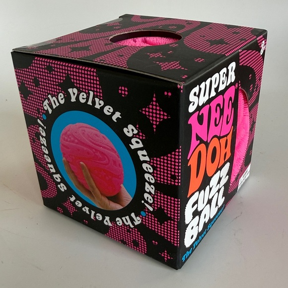 Nee Doh Super Fuzzball Pink - Picture 3 of 5